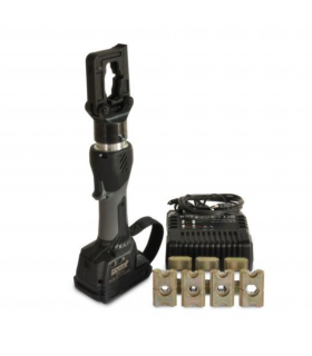 Battery-operated crimper for working on medium and high voltage cables